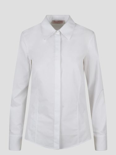 Valentino Cotton Poplin Shirt - Valentino - Modalova