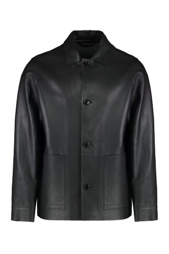 Hugo Boss Leather Jacket - Hugo Boss - Modalova