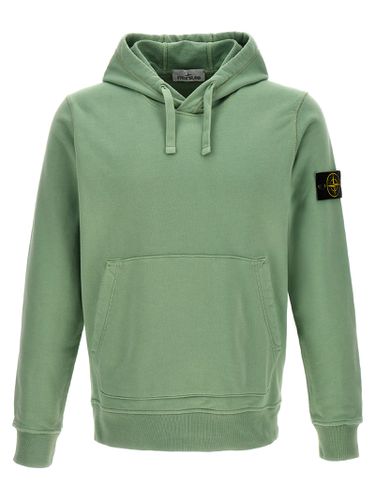 Stone Island Logo Badge Hoodie - Stone Island - Modalova