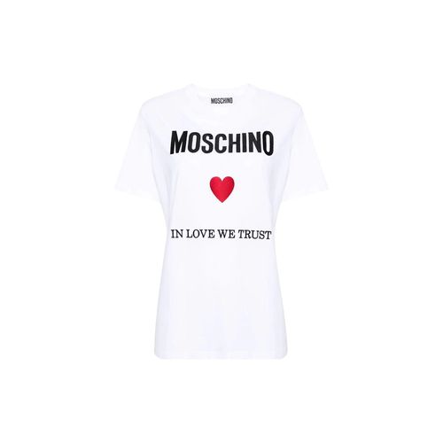 Couture In Love We Trust T-shirt - Moschino - Modalova