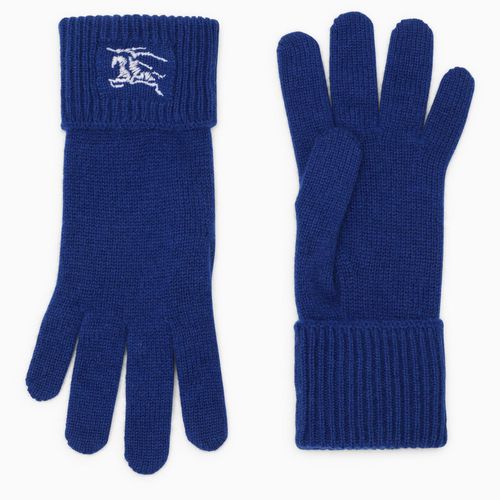 Cashmere Gloves With Logo - Burberry - Modalova