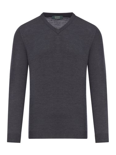 Zanone V-neck Sweater - Zanone - Modalova