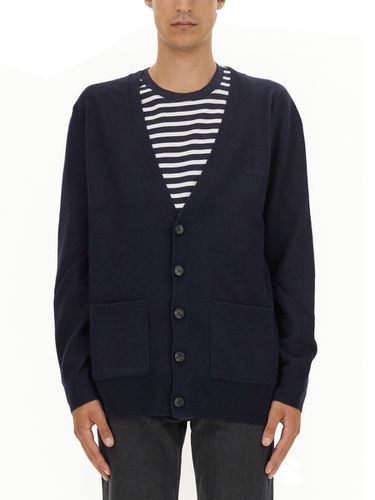 A. P.C. Cardigan With Logo - A.P.C. - Modalova