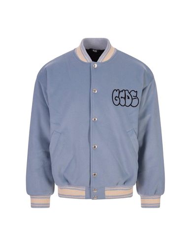 Graffiti Logo Varsity Bomber Jacket - GCDS - Modalova