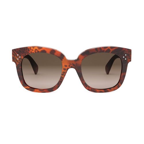 Cl4002un Bold 3 Dots 99f Havana Leopardato Sunglasses - Celine - Modalova
