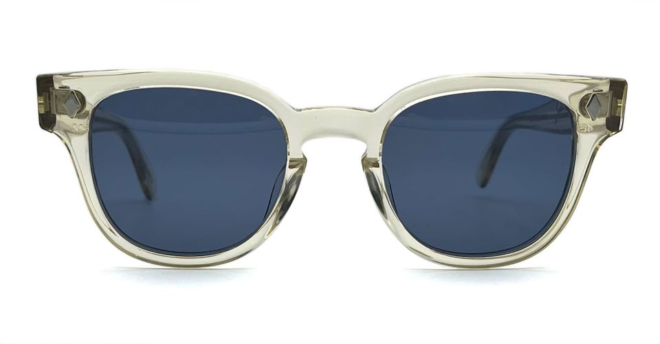 Bryan 46x22 - Champagne / Blue Lens Sunglasses - Julius Tart Optical - Modalova