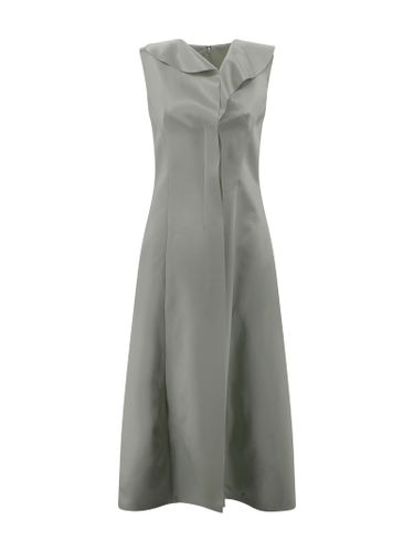 Satin Midi Dress - Philosophy di Lorenzo Serafini - Modalova