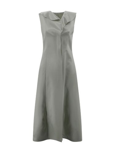 Satin Midi Dress - Philosophy di Lorenzo Serafini - Modalova