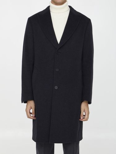 Tonello Anthracite Wool Coat - Tonello - Modalova