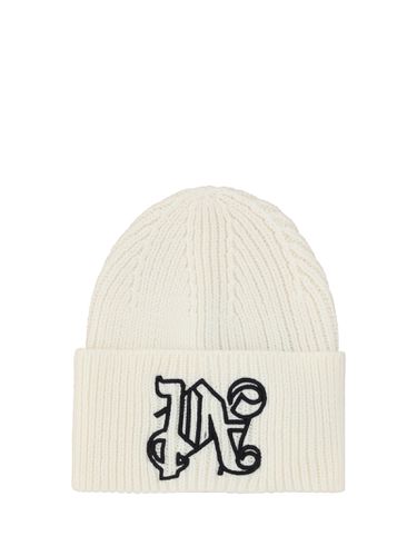 Palm Angels Pa Monogram Beanie - Palm Angels - Modalova