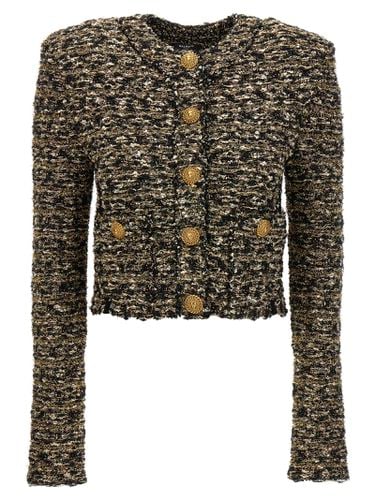 Balmain Lurex Tweed Jacket - Balmain - Modalova