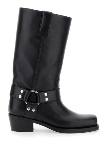 Roxy Western Style Ankle Boots In Leather Woman - Paris Texas - Modalova