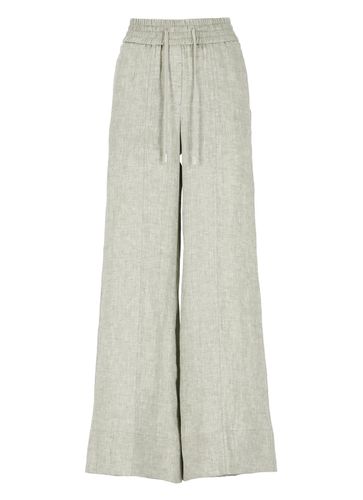 Loose-fitting Trousers In Lightweight Pure Linen Canvas - Peserico - Modalova
