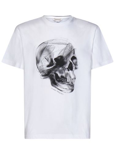 Dragonfly Skull T-shirt - Alexander McQueen - Modalova