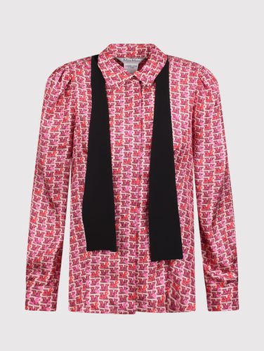 Multicolored Silk Shirt With Tie - Max Mara - Modalova