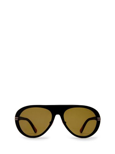 Ml0240 Shiny Black Sunglasses - Moncler Eyewear - Modalova