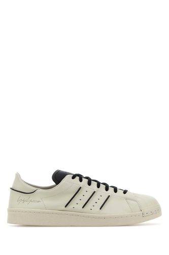 White Leather Superstar Sneakers - Y-3 - Modalova