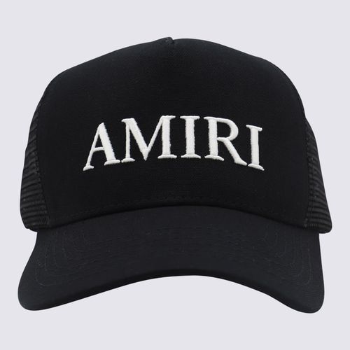 AMIRI Black Cotton Hat - AMIRI - Modalova