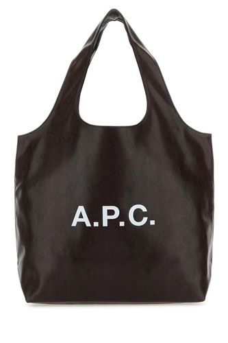A. P.C. Black Synthetic Leather Ninon Shopping Bag - A.P.C. - Modalova
