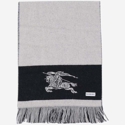 Burberry Wool Scarf With Ekd - Burberry - Modalova