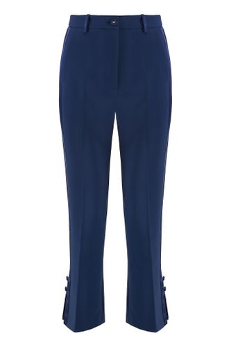 Cropped Flared Trousers - Elisabetta Franchi - Modalova