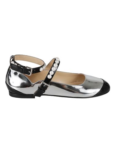 Bicolor Pearl Ballerinas - Mach & Mach - Modalova