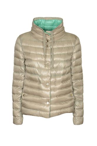 Funnel Neck Reversible Padded Jacket - Herno - Modalova