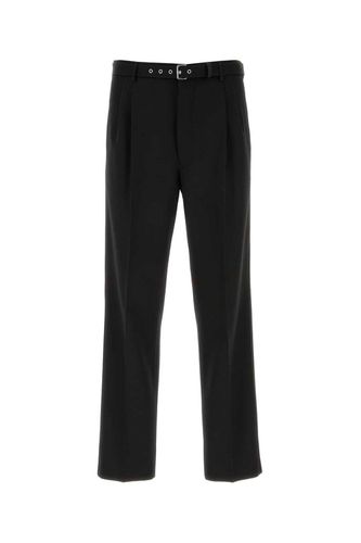 Mid-rise Belted Straight-leg Trousers - Prada - Modalova