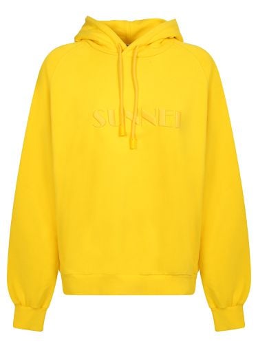Sunnei Yellow Cotton Hood - Sunnei - Modalova