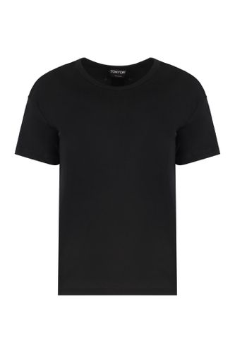 Tom Ford Viscose Crew-neck T-shirt - Tom Ford - Modalova