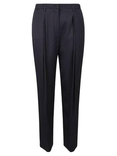 Regular Fit Plain Trousers - Fabiana Filippi - Modalova