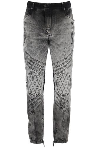 Balmain Motor Slim Fit Jeans - Balmain - Modalova