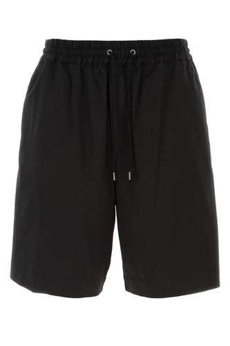 Stretch Lyocell Blend Bermuda Shorts - Giorgio Armani - Modalova