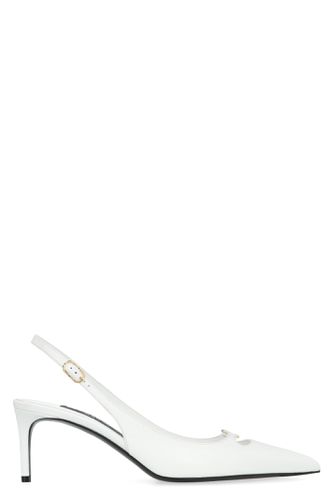 Lollo Leather Slingback Pumps - Dolce & Gabbana - Modalova