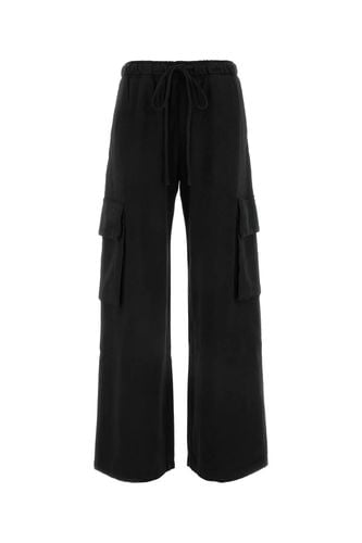 Palm Angels Black Cotton Joggers - Palm Angels - Modalova