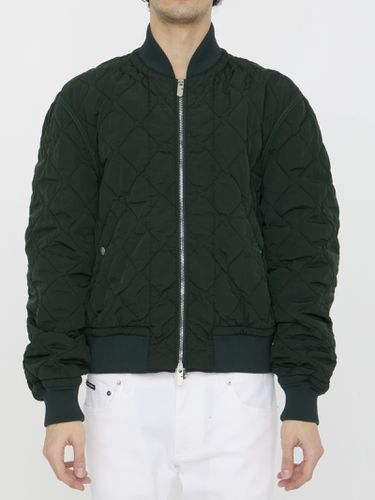 Quilted Nylon Bomber Jacket - Burberry - Modalova