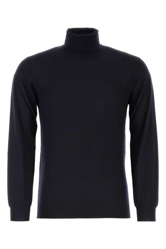 Fedeli Midnight Blue Wool Sweater - Fedeli - Modalova