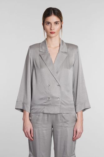 Ganni Casual Jacket In Grey Viscose - Ganni - Modalova