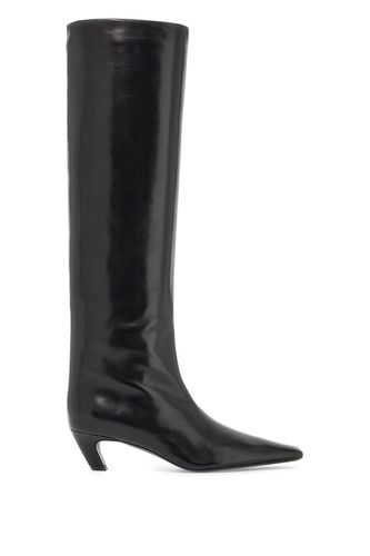 Davis Knee-high Shiny Leather Boots - Khaite - Modalova