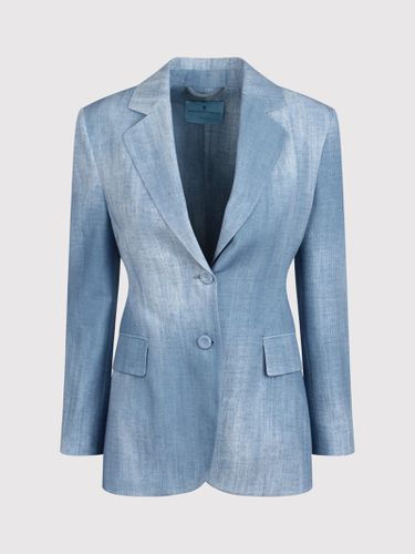 Ermanno Scervino Denim-print Blazer - Ermanno Scervino - Modalova