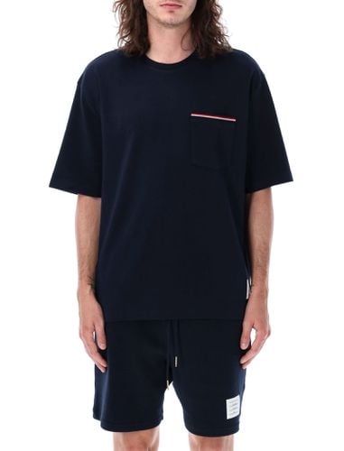 Oversized Short Sleeves T-shirt - Thom Browne - Modalova