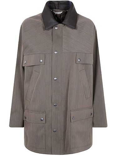 Wool Cavarly Twill Laminate Hunting Blouson - Auralee - Modalova