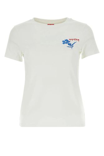 Kenzo White Cotton T-shirt - Kenzo - Modalova