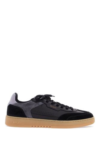 Black Low Sneakers In Eco-friendly Leather And Suede With Beige Sole - Axel Arigato - Modalova