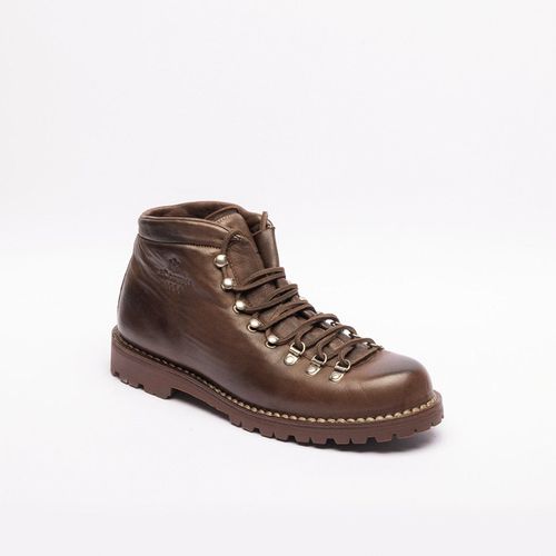 Le Apuane Burgundy Calf Galibier Boot - Andrea Ventura - Modalova