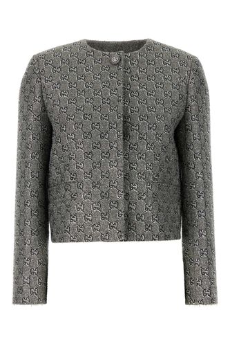 Gucci Embellished Tweed Blazer - Gucci - Modalova