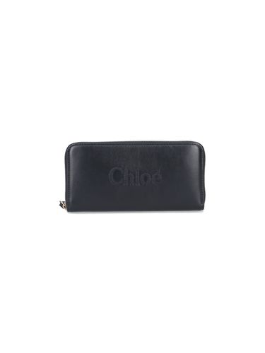 Chloé Leather Wallet With Logo - Chloé - Modalova