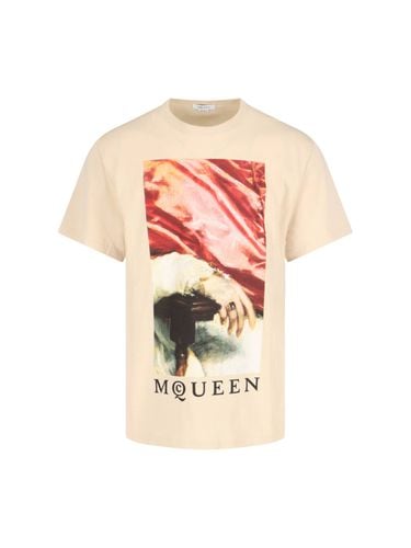 Logo Print T-shirt - Alexander McQueen - Modalova