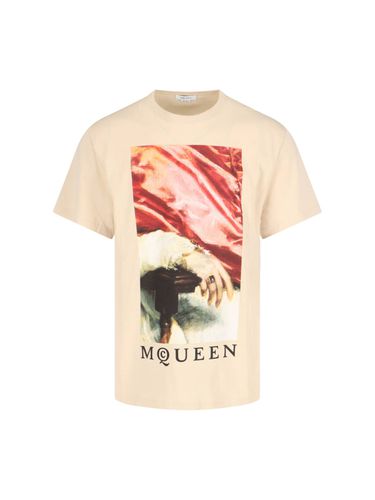 Logo Print T-shirt - Alexander McQueen - Modalova