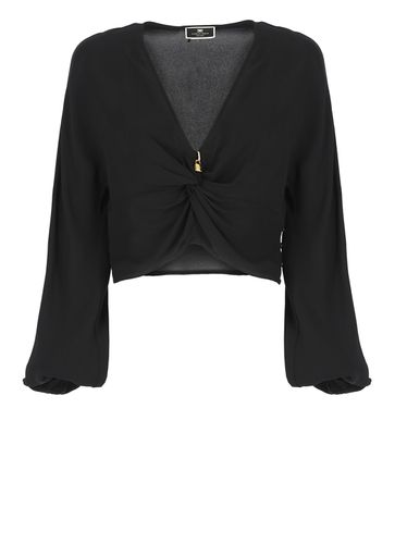 Elisabetta Franchi Georgette Blusa - Elisabetta Franchi - Modalova